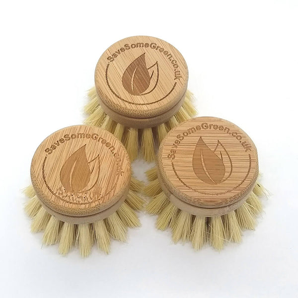 Bamboo washing up brush - refill