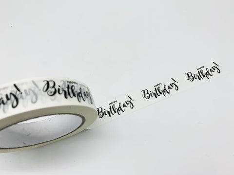 Biodegradable Paper sticky tape (Happy Birthday)