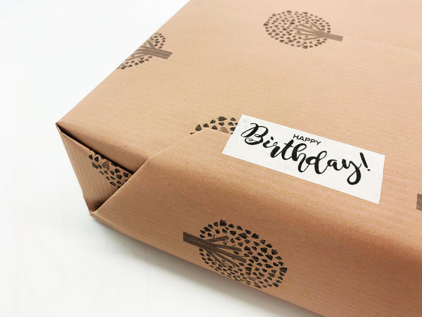 Biodegradable Paper sticky tape (Happy Birthday)