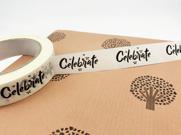 Biodegradable Paper sticky tape (Celebrate)