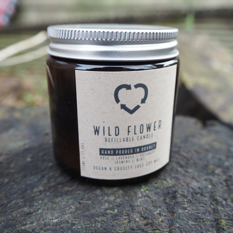 Refillable - Eco Orkney Hand poured candle