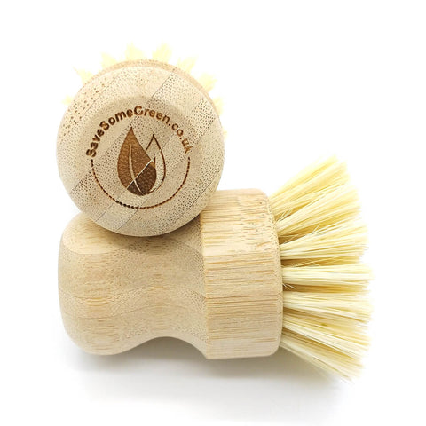 Bamboo pot scrubber