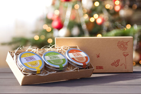 Seedball wildlife gift set seed tins