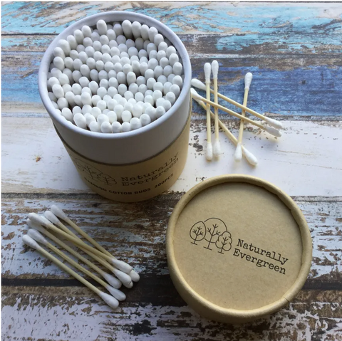 Naturally Evergreen Bamboo Cotton Buds x200