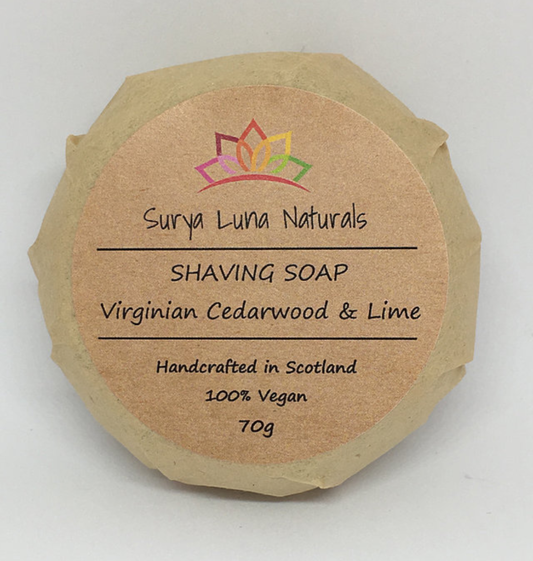 Cedarwood and Lime Shaving Soap