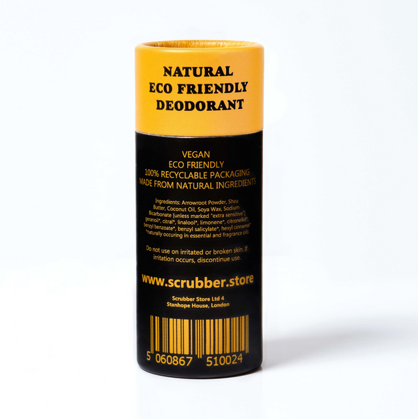 Scrubber eco-friendly deodorant