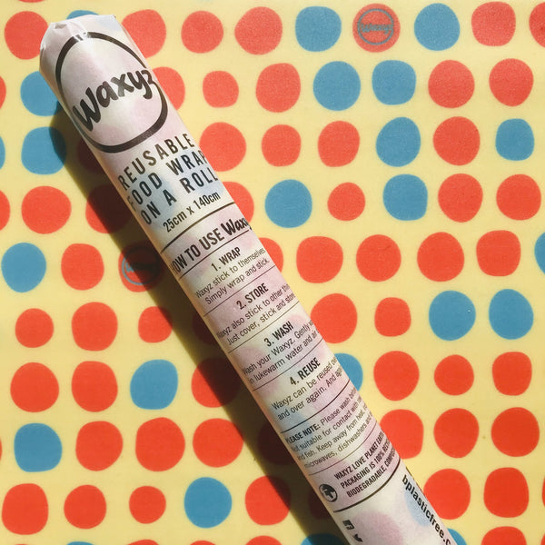 waxyz reusable wax food wraps - on a roll