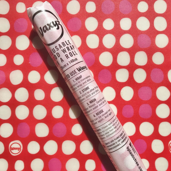 waxyz reusable wax food wraps - on a roll