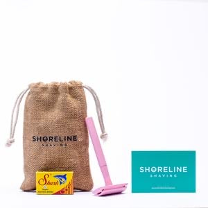 Shoreline shaving reusable razor