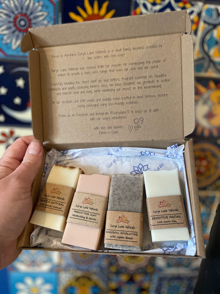 Sensitive skin soap selection box
