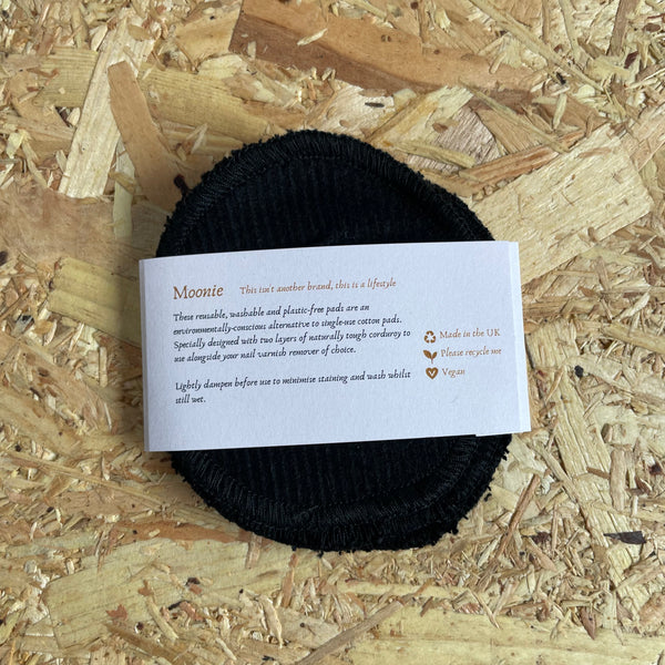 Reusable nail varnish removal pads (5pk)