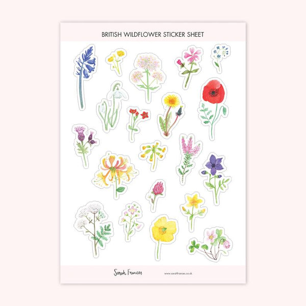 Sarah Frances sticker sheet
