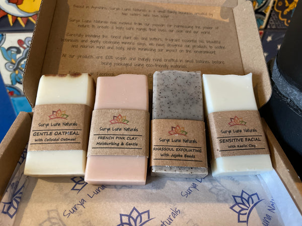 Sensitive skin soap selection box