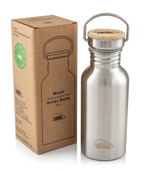 Mintie stainless steel reusable water bottle (500ml)