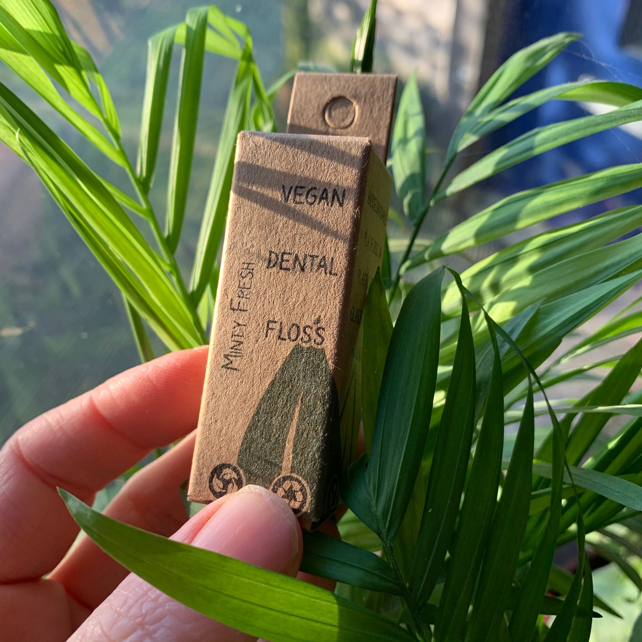 Vegan dental floss