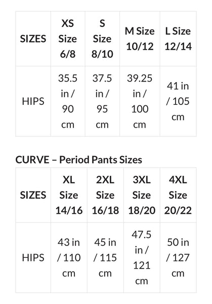 Hey Girls Period Pants - Frilly midi Mid Waister