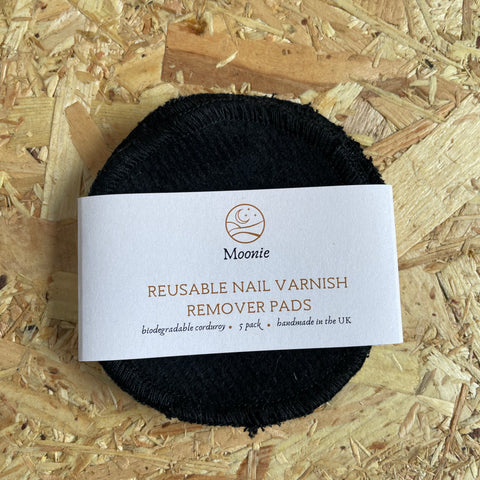 Reusable nail varnish removal pads (5pk)