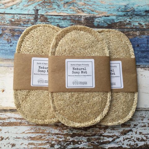 Naturally evergreen Soap Saving mat