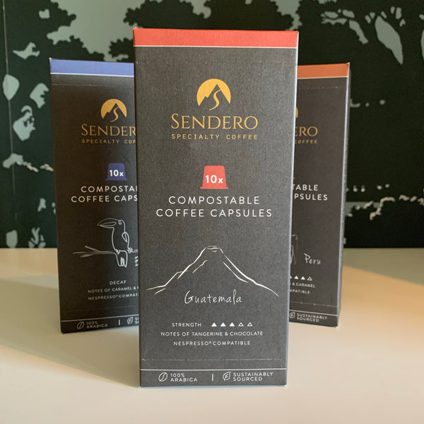 Sendero coffee nespresso capsules - cafe/decafe