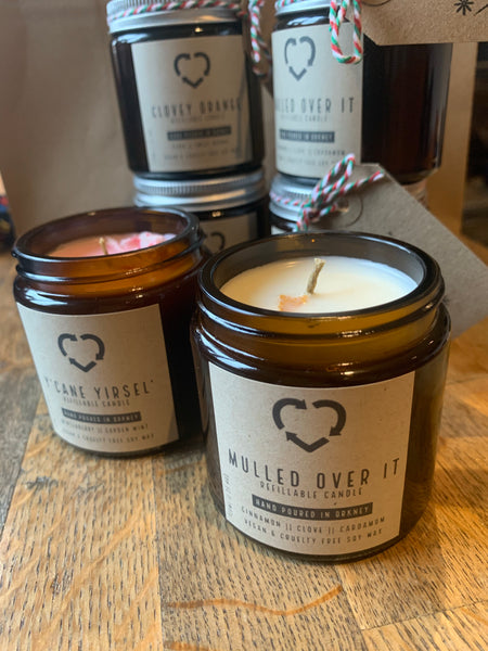 Refillable - Eco Orkney Hand poured candle