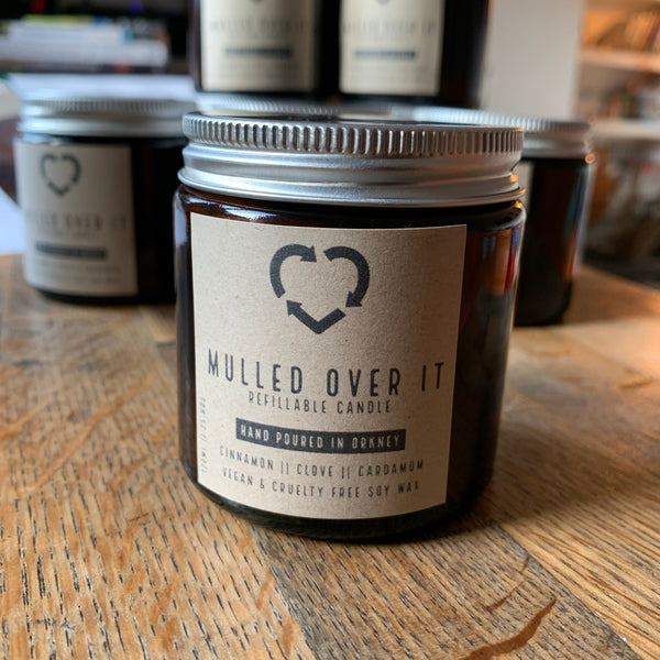 Refillable - Eco Orkney Hand poured candle