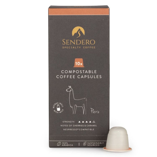 Sendero coffee nespresso capsules - cafe/decafe