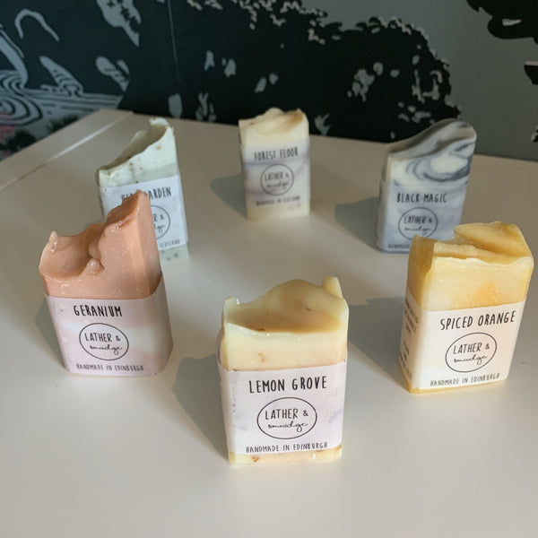Lather & Smudge handmade mini soap