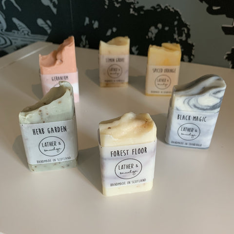 Lather & Smudge handmade mini soap