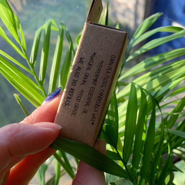 Vegan dental floss