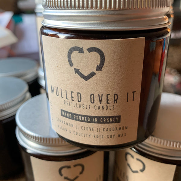 Refillable - Eco Orkney Hand poured candle