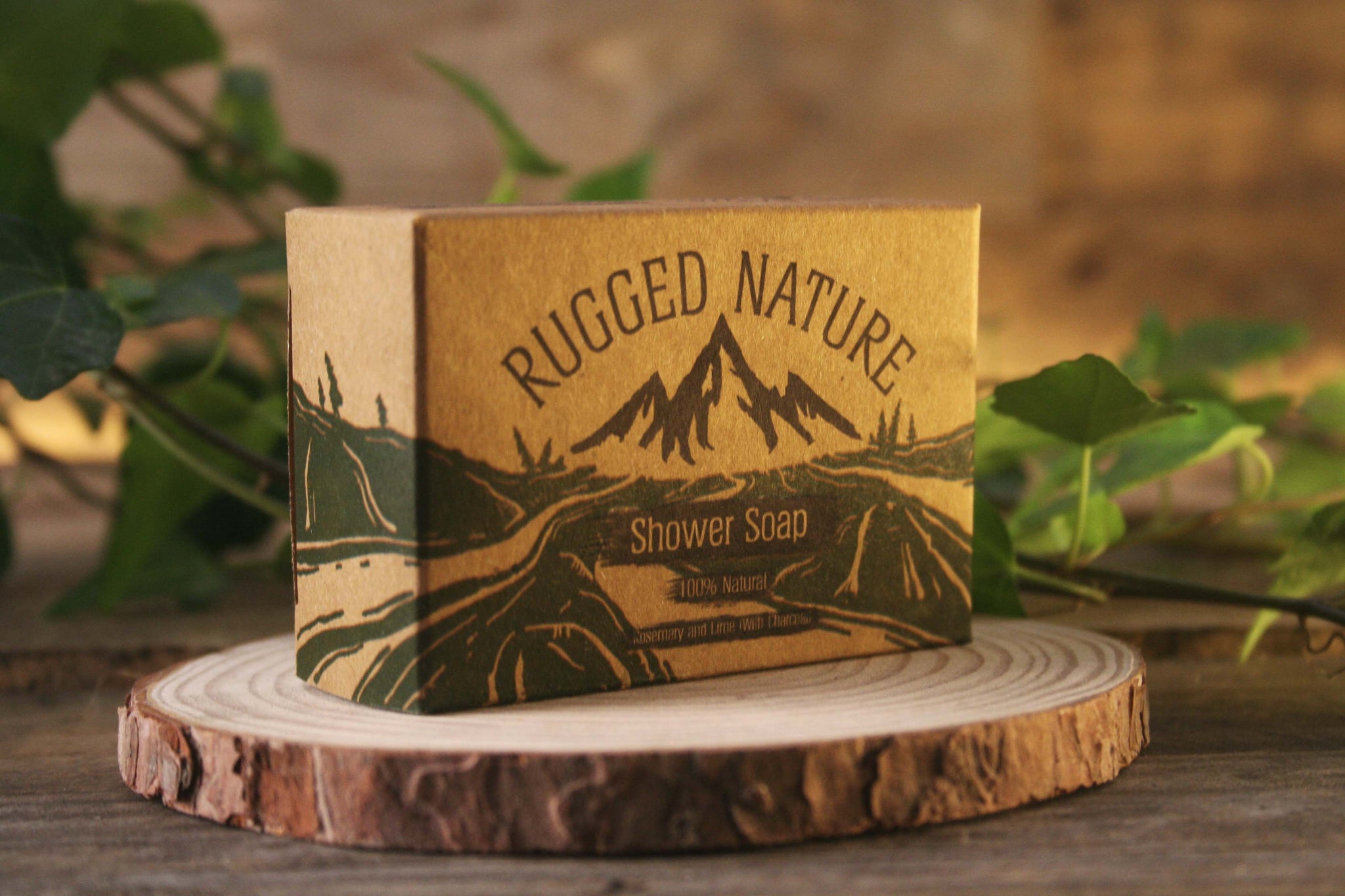 Rugged Nature Shower Soap With Charcoal