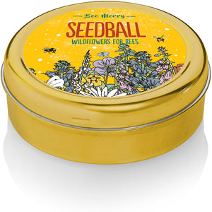 Seedball 'Bee Merry' Christmas mix tin