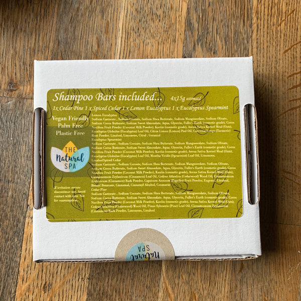 The Natural Spa - Shampoo Sampler Gift Box